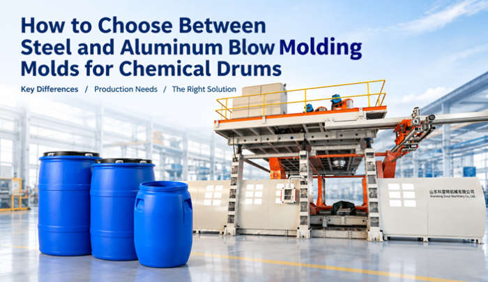 Choose Between Steel and Aluminum Blow Molding Molds for Chemical Drums