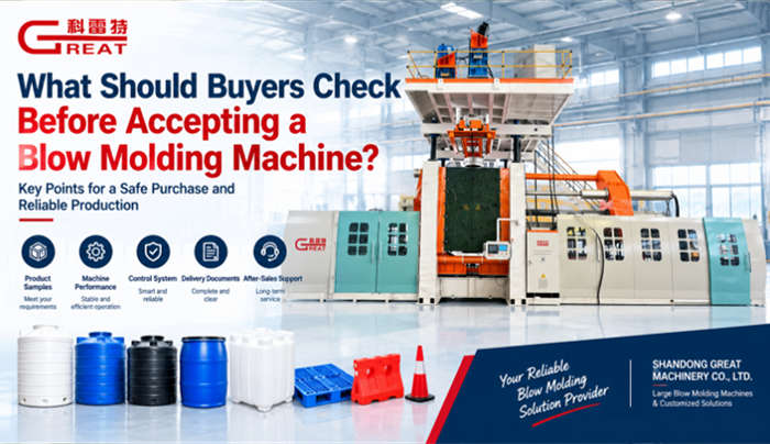 What Should Buyers Check Before Accepting a Blow Molding Machine