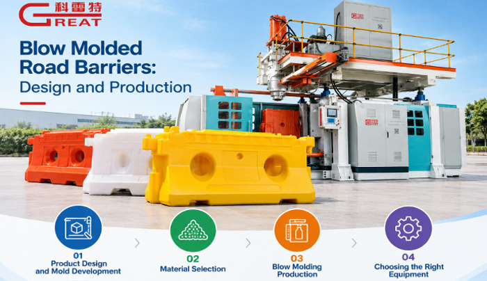 great-machinery-Blow Molded Road Barriers
